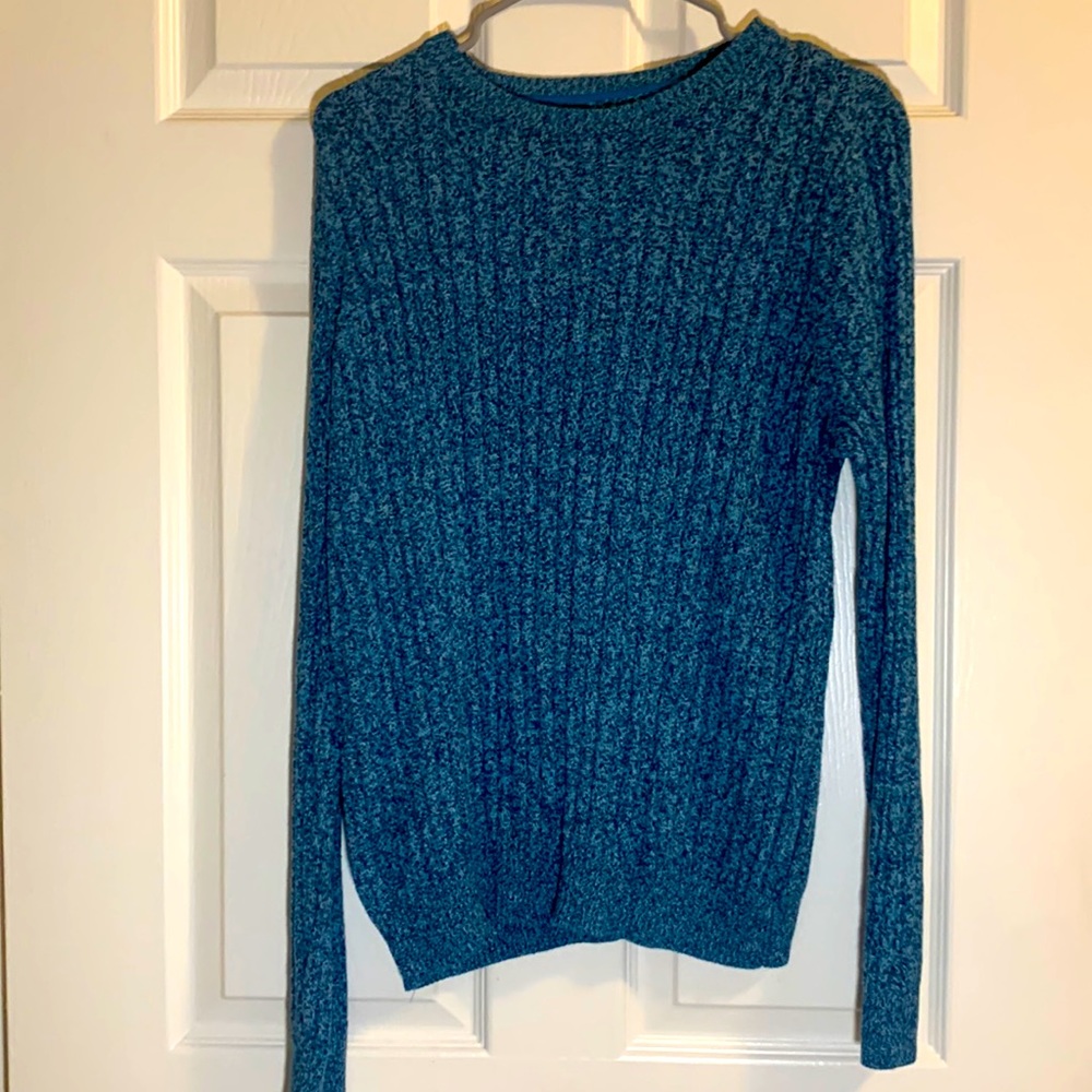 Kim Rogers - Long Blue Sweater - Large